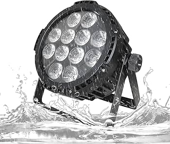 336 LEDs RGB ステージライト DMX512対応 防水対応 Amazon.co.jp: 7x18W LEDステージライト、IP65防水屋外RGBWAP